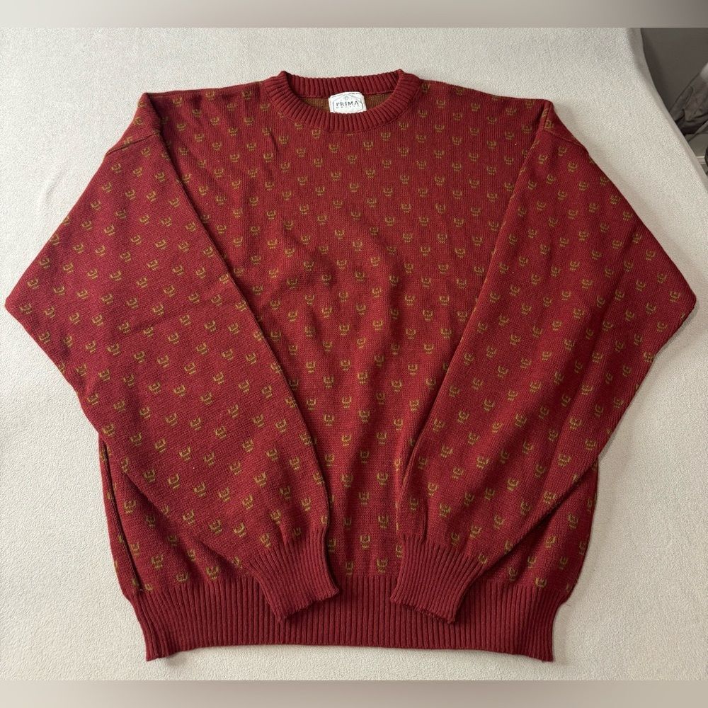 Vintage Prima Maglia Mens Size Large Wool Blend Sweater